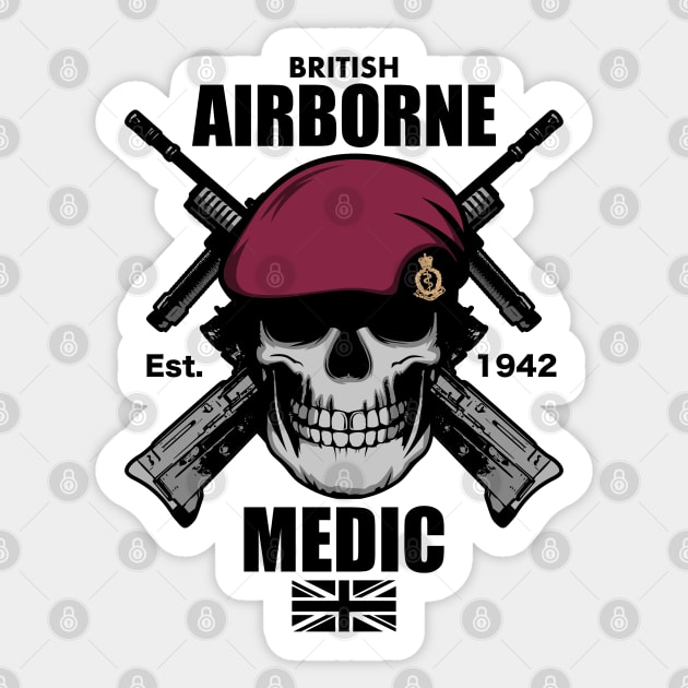 British Airborne Medic Sticker by TCP